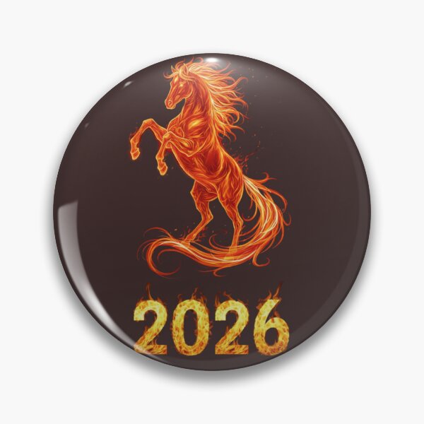 Item preview, Rising Fire Horse 2026 – Chinese Zodiac Fantasy Illustration designed and sold by Baby Adee Collective.