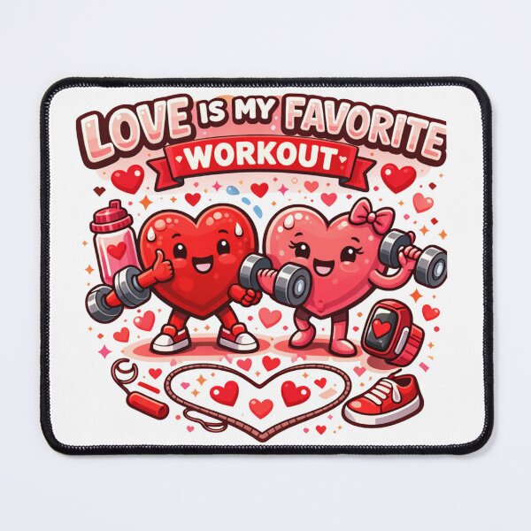 Item preview, Love Is My Favorite Workout designed and sold by Mystic Wild Studio.
