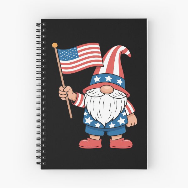 Item preview, Gnomes 4th Of July Patriotic Gnome USA Flag designed and sold by Voidbinder.