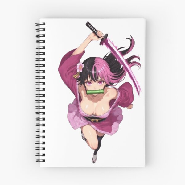 Item preview, Nezuko Demon Slayer Fanart – Pink Hair Sword Kawaii designed and sold by JonathanP514.