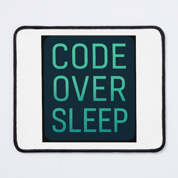 Artikelvorschau, Code Over Sleep – T-Shirt mit Entwicklerhumor (sauber) entworfen und verkauft von mbmstores.