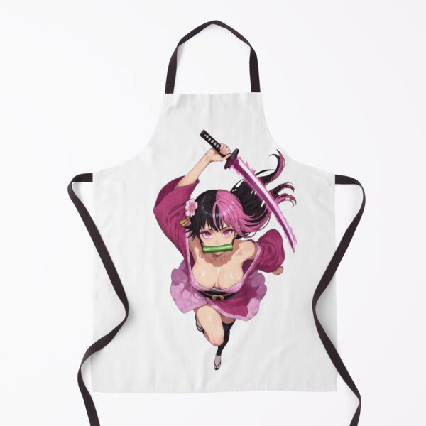 Item preview, Nezuko Demon Slayer Fanart – Pink Hair Sword Kawaii designed and sold by JonathanP514.