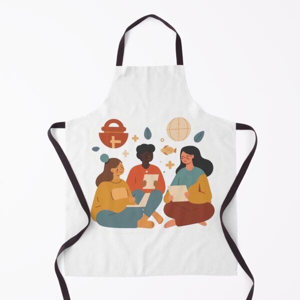 Item preview, Diverse Study Group Illustration – Cozy Learning & Community Flat Design designed and sold by Activity01.