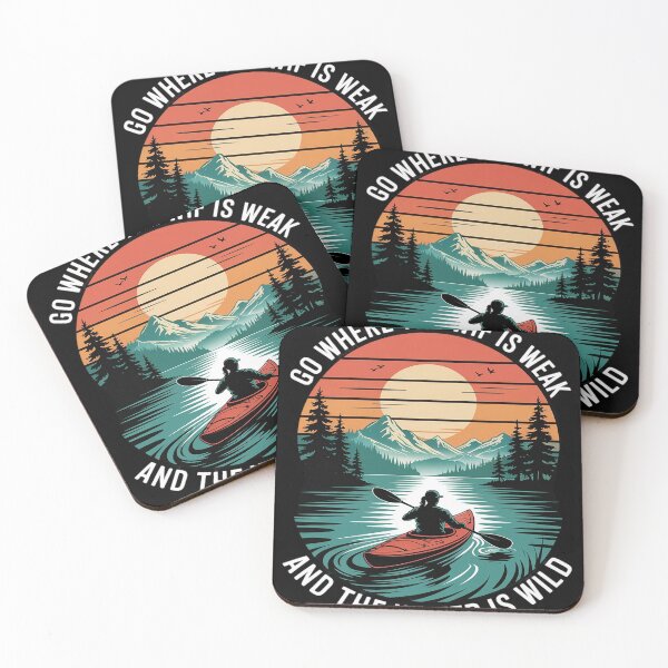 Item preview, Go Where The Wifi Is Weak Funny Kayaking Paddling designed and sold by Voidbinder.
