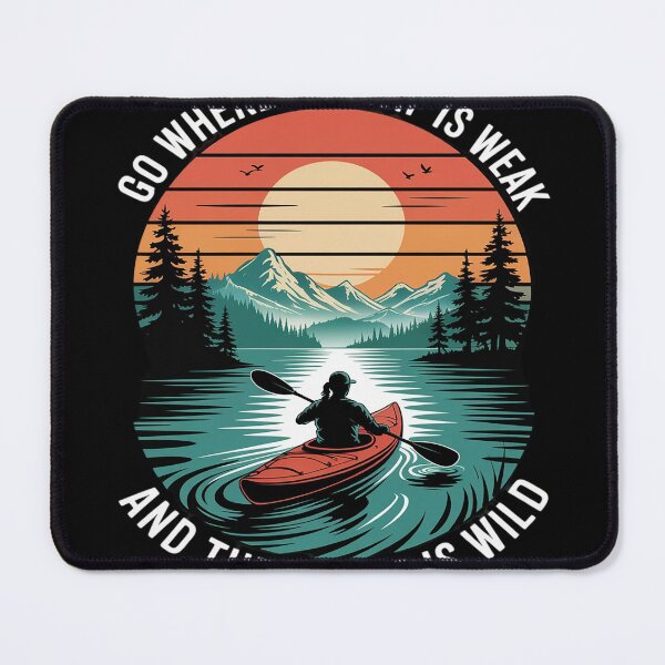 Item preview, Go Where The Wifi Is Weak Funny Kayaking Paddling designed and sold by Voidbinder.