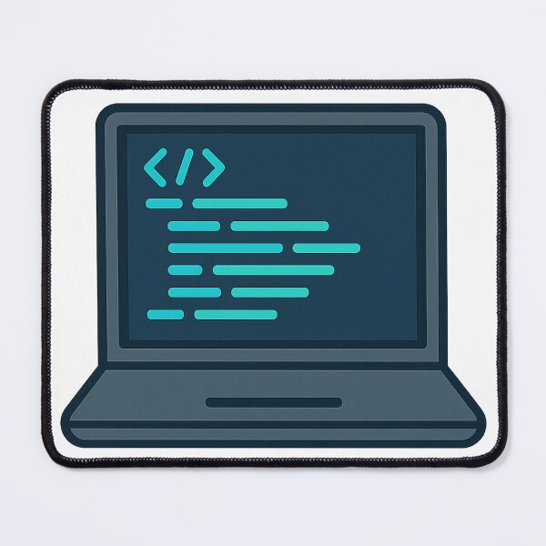 Item preview, Laptop with Code – Flat Developer Icon T-Shirt designed and sold by mbmstores.