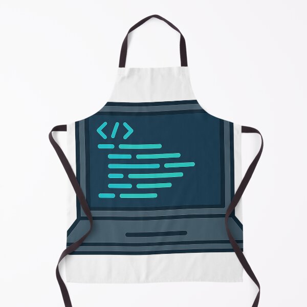 Item preview, Laptop with Code – Flat Developer Icon T-Shirt designed and sold by mbmstores.