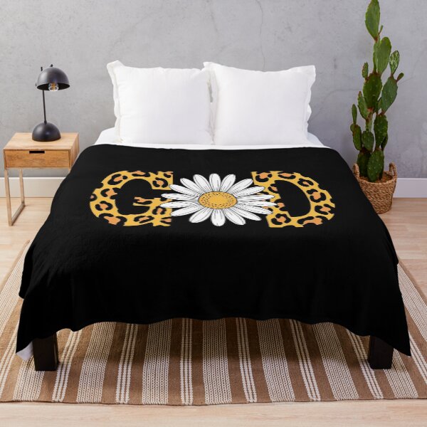 Item preview, God in Bold Tiger Print with Sunflower designed and sold by Voidbinder.