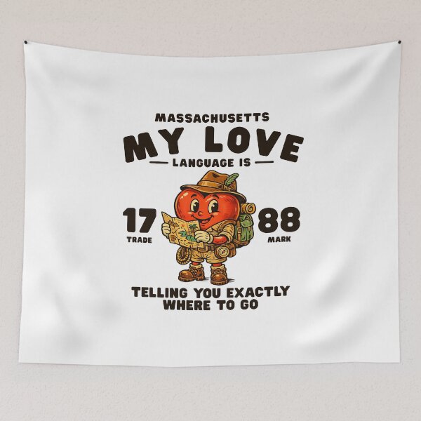 Item preview, Massachusetts : my love language is telling you exactly where to go designed and sold by Peerless-Prime.