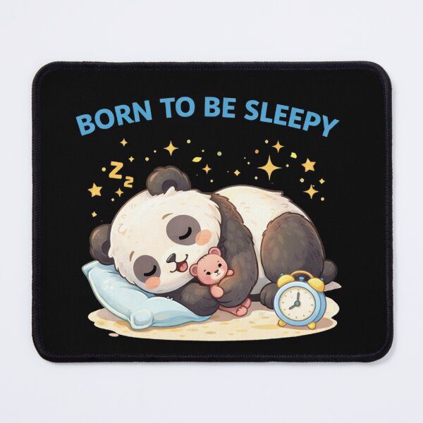 Item preview, Born To Be Sleepy Cute Panda designed and sold by Papier Atelier Art.