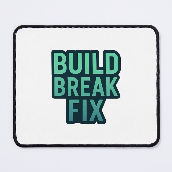 Item preview, Build Break Fix – Bold Coding Mindset T-Shirt designed and sold by mbmstores.