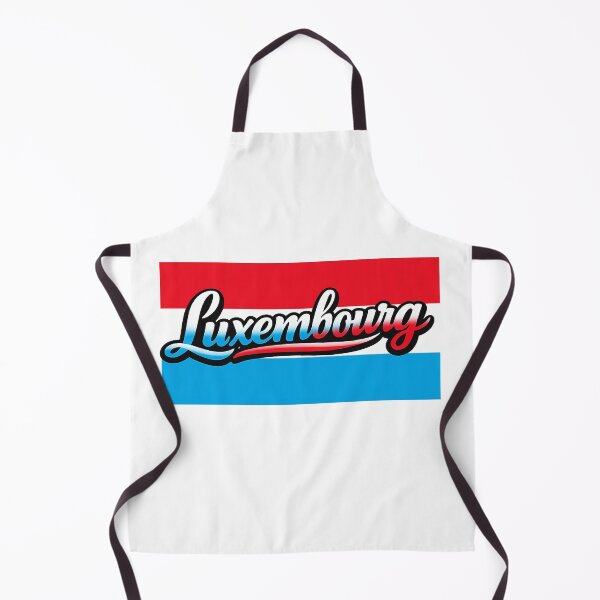 Item preview, Luxembourg Flag Typography Design | Luxembourg National Pride Tricolor Art designed and sold by GarnerSupplyCo.