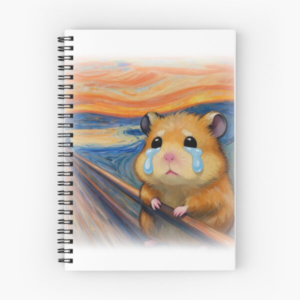 Item preview, Crying Hamster Scream Meme Art Parody designed and sold by gaogle.