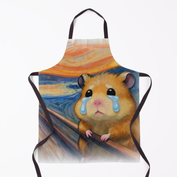 Item preview, Crying Hamster Scream Meme Art Parody designed and sold by gaogle.