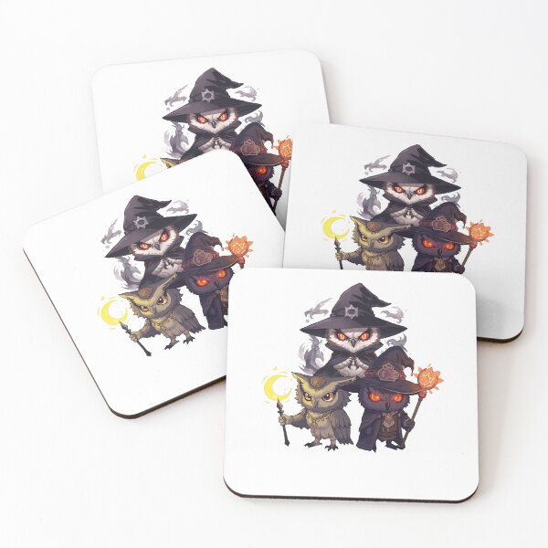 Item preview, Nightwatch Triad – The Three Arcane Owl Brothers designed and sold by Monzora.