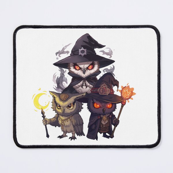 Item preview, Nightwatch Triad – The Three Arcane Owl Brothers designed and sold by Monzora.