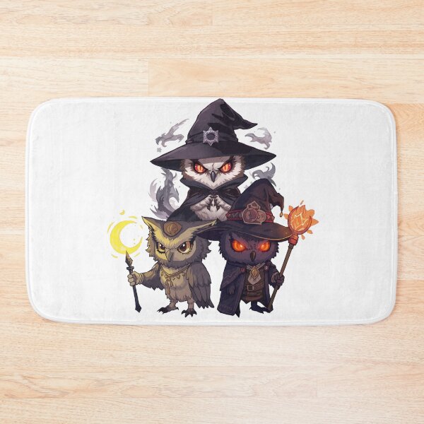 Item preview, Nightwatch Triad – The Three Arcane Owl Brothers designed and sold by Monzora.