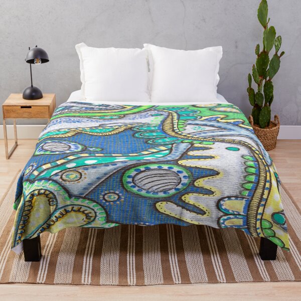 Item preview, Zentangle Abstract Art - Hidden Dino Organic Pattern designed and sold by ColorWander.