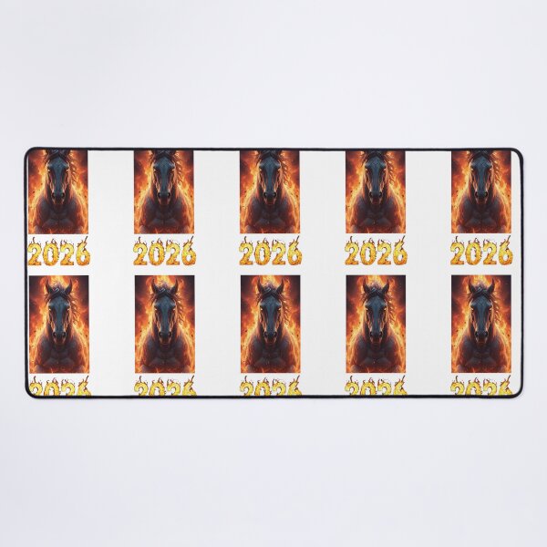 Item preview, Fire Horse Portrait 2026 – Powerful Zodiac Flame Artwork designed and sold by Baby Adee Collective.