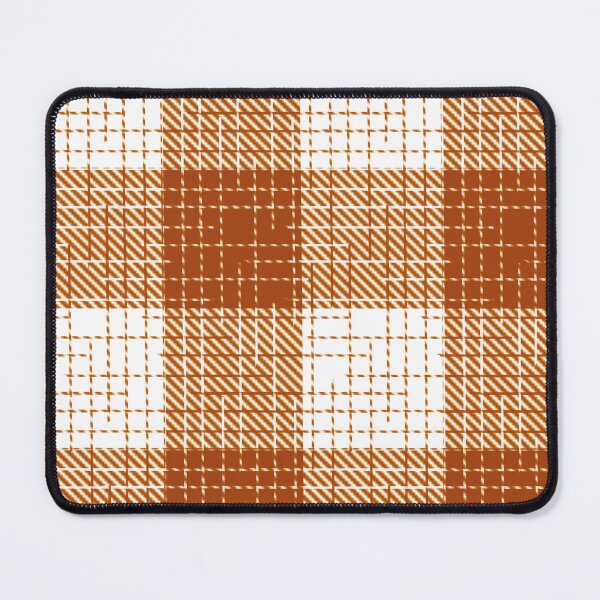 Item preview, Brown And White Crosshatch Plaid Gingham Design designed and sold by PatternTitan.