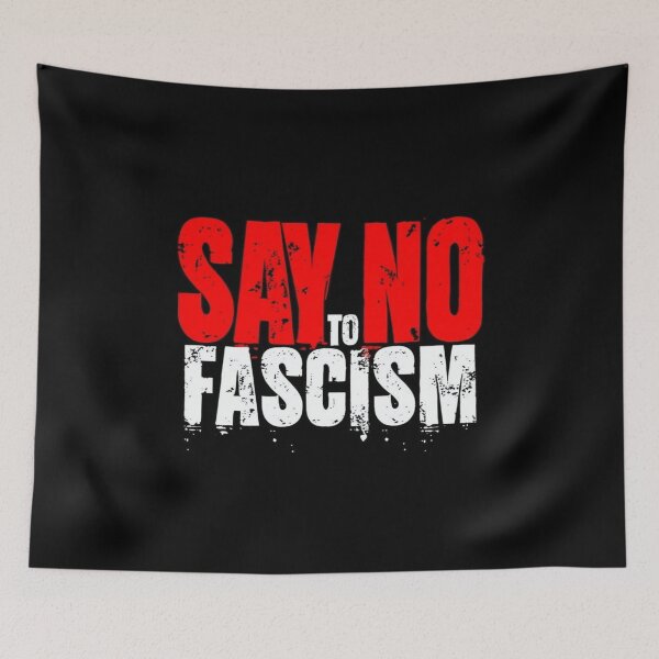 Item preview, Bold Anti-Fascism Protest Design – Say No to Fascism Political Statement Graphic for Activists designed and sold by Bright Nest Studio.