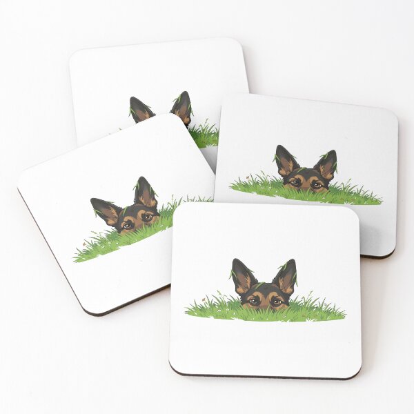 Item preview, Lurking In The Grass Funny GSD Meme designed and sold by Petzzz.