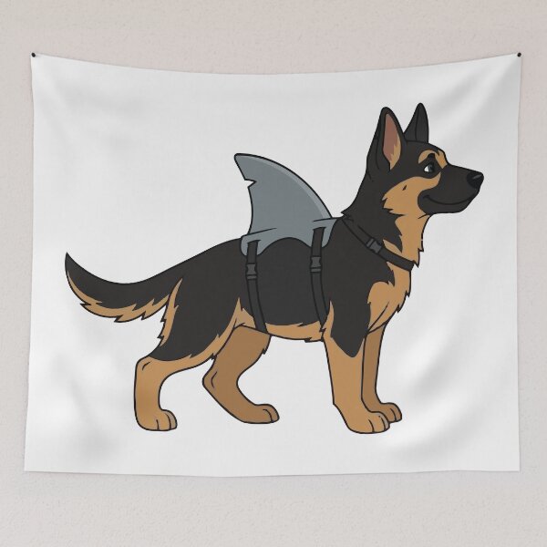 Item preview, Official Land Shark Cute German Shepherd Puppy designed and sold by Petzzz.