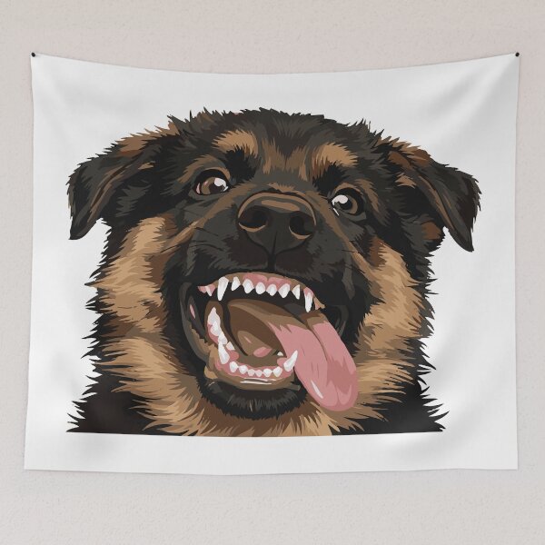 Item preview, Armed With Needles German Shepherd Teething designed and sold by Petzzz.