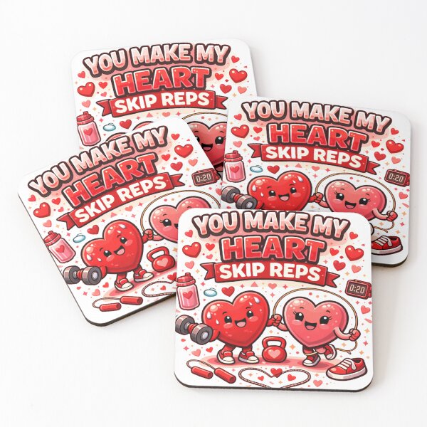 Item preview, You Make My Heart Skip Reps designed and sold by Mystic Wild Studio.