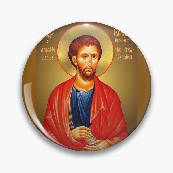 Item preview, Saint Apostle James the Great, James, son of Zebedee , Orthodox icon  designed and sold by orthodox-icon.