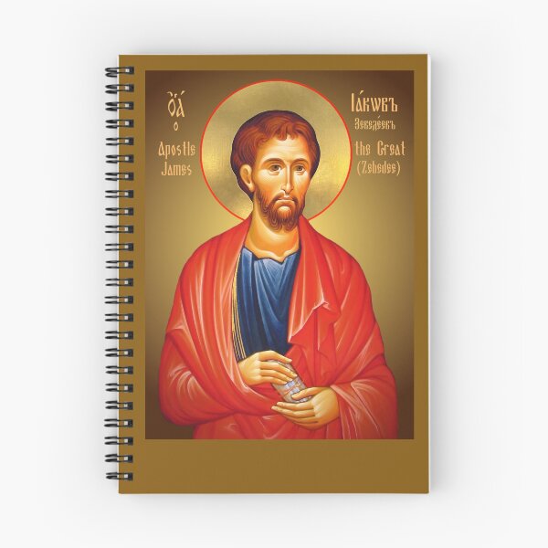 Item preview, Saint Apostle James the Great, James, son of Zebedee , Orthodox icon  designed and sold by orthodox-icon.