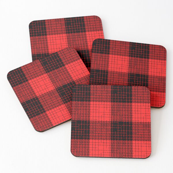 Item preview,  Red And Black Crosshatch Plaid Gingham Design  designed and sold by PatternTitan.