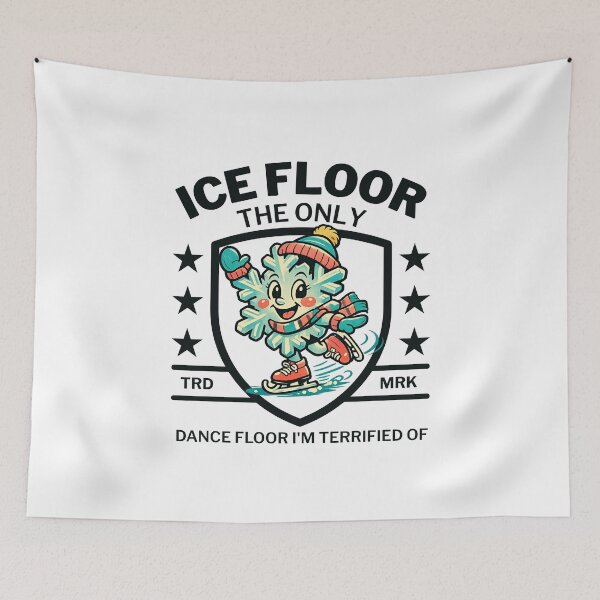 Item preview, Ice skating : ice floor, the only dance floor I'm terrified of designed and sold by Peerless-Prime.