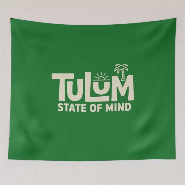 Item preview, Tulum State of Mind T-Shirt – Minimal Travel Lifestyle Design designed and sold by Timeless Design.