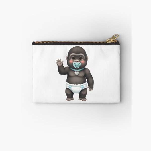 Item preview, Baby Gorilla in Diaper with Pacifier designed and sold by CHRIST5000.