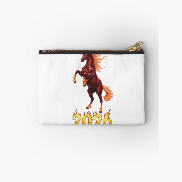 Item preview, 2026 Fire Stallion – Rearing Horse Flame New Year Artwork designed and sold by Baby Adee Collective.
