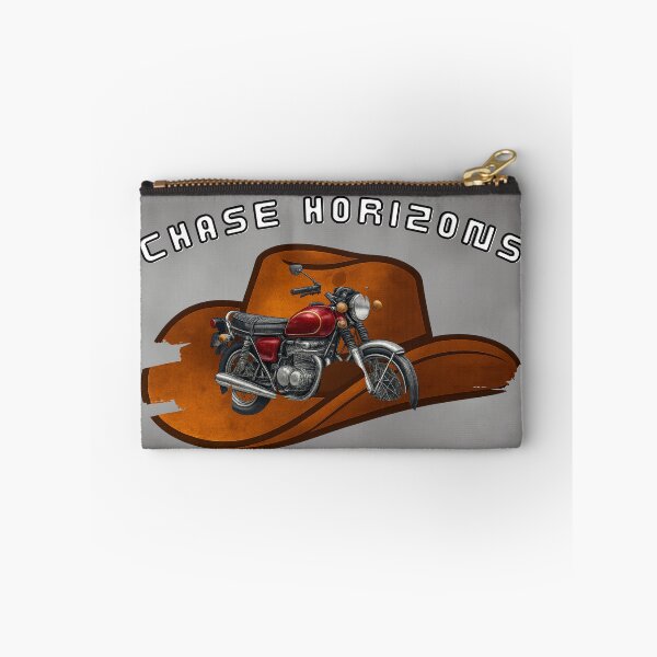 Item preview, Chase Horizons – Vintage Motorcycle Adventure Art designed and sold by tinkeybabes.