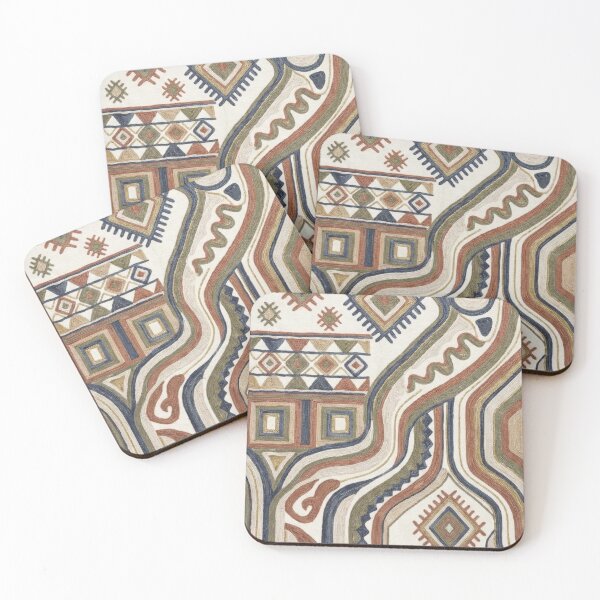 Item preview, Abstract Tribal Geometric Embroidery Pattern designed and sold by designwiss.