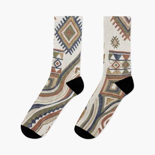 Item preview, Abstract Tribal Geometric Embroidery Pattern designed and sold by designwiss.