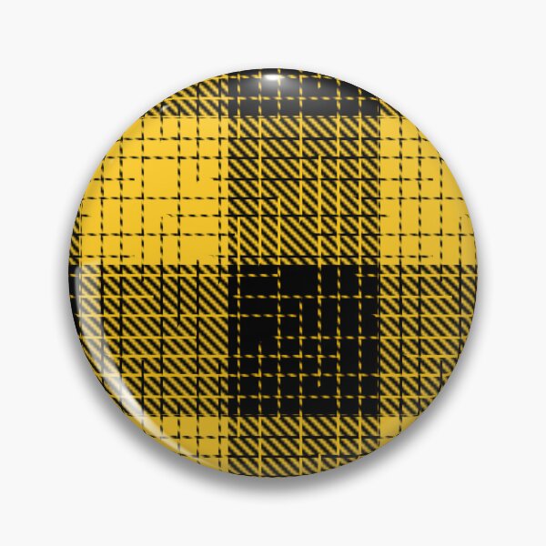 Item preview, Yellow And Black Crosshatch Plaid Gingham Design  designed and sold by PatternTitan.