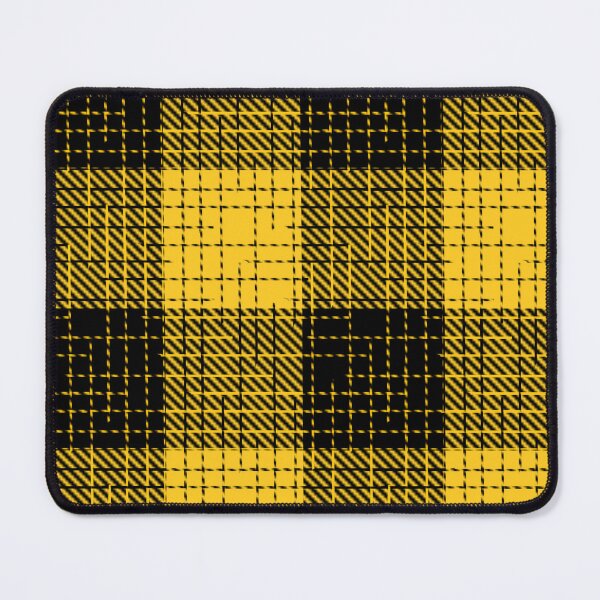Item preview, Yellow And Black Crosshatch Plaid Gingham Design  designed and sold by PatternTitan.