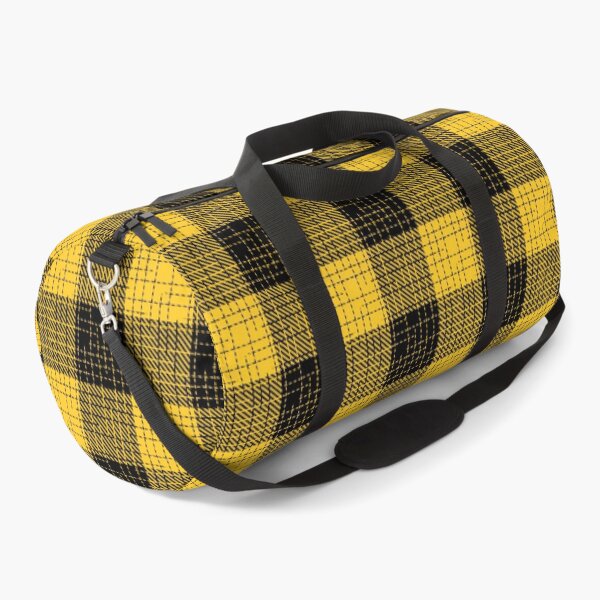 Item preview, Yellow And Black Crosshatch Plaid Gingham Design designed and sold by PatternTitan.