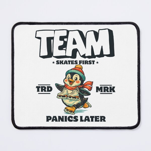 Item preview, Ice skating : Team skates first, panics later designed and sold by Peerless-Prime.