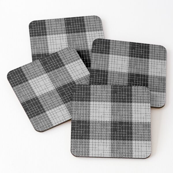 Item preview, Ash Gray And Black Crosshatch Plaid Gingham Design  designed and sold by PatternTitan.