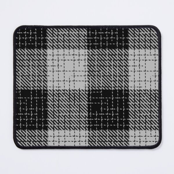 Item preview, Ash Gray And Black Crosshatch Plaid Gingham Design  designed and sold by PatternTitan.