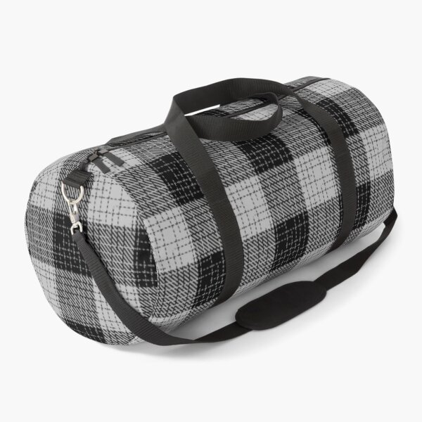 Item preview, Ash Gray And Black Crosshatch Plaid Gingham Design  designed and sold by PatternTitan.