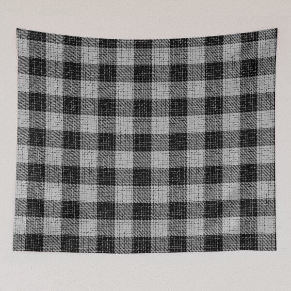 Item preview, Ash Gray And Black Crosshatch Plaid Gingham Design  designed and sold by PatternTitan.