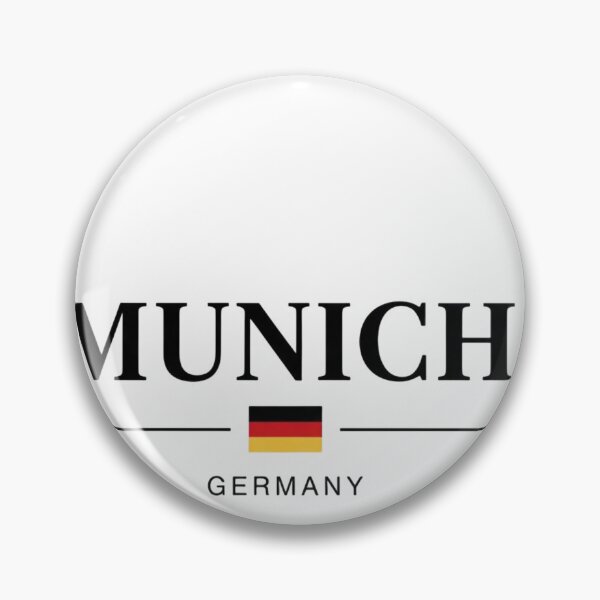 Item preview, Munich Germany Flag - Minimalist Aesthetic Travel Design designed and sold by rdvndgdln.