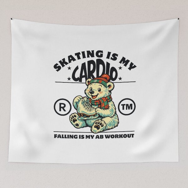 Item preview, Ice skating : skating is my cardio, falling is my ab workout designed and sold by Peerless-Prime.