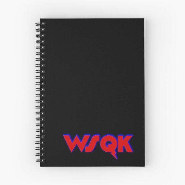 Item preview, WSQK: Radio Station Red Blue Logo  designed and sold by SawaOne.